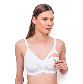 Nursing bra BABYONO white