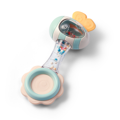 Rattle with teether