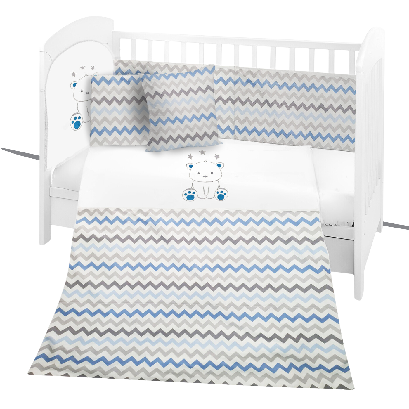 Bedding set BEBES - Zig Zag