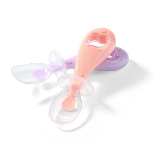 Silicon spoons BABYONO girl